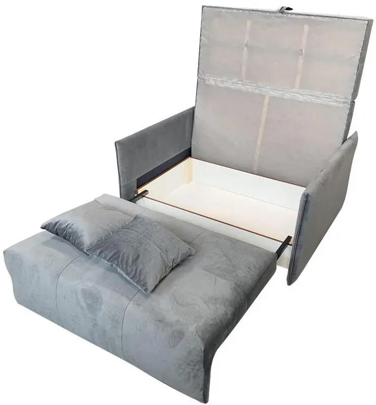 Canapea extensibila Tempo Kondela Alana Gray Light (2 locuri)