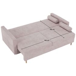 Диван раскладной Tempo Kondela Aurelia (Antique Pink) Thumb