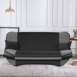 Диван раскладной Tempo Kondela Guru (Light Gray/Dark Gray)