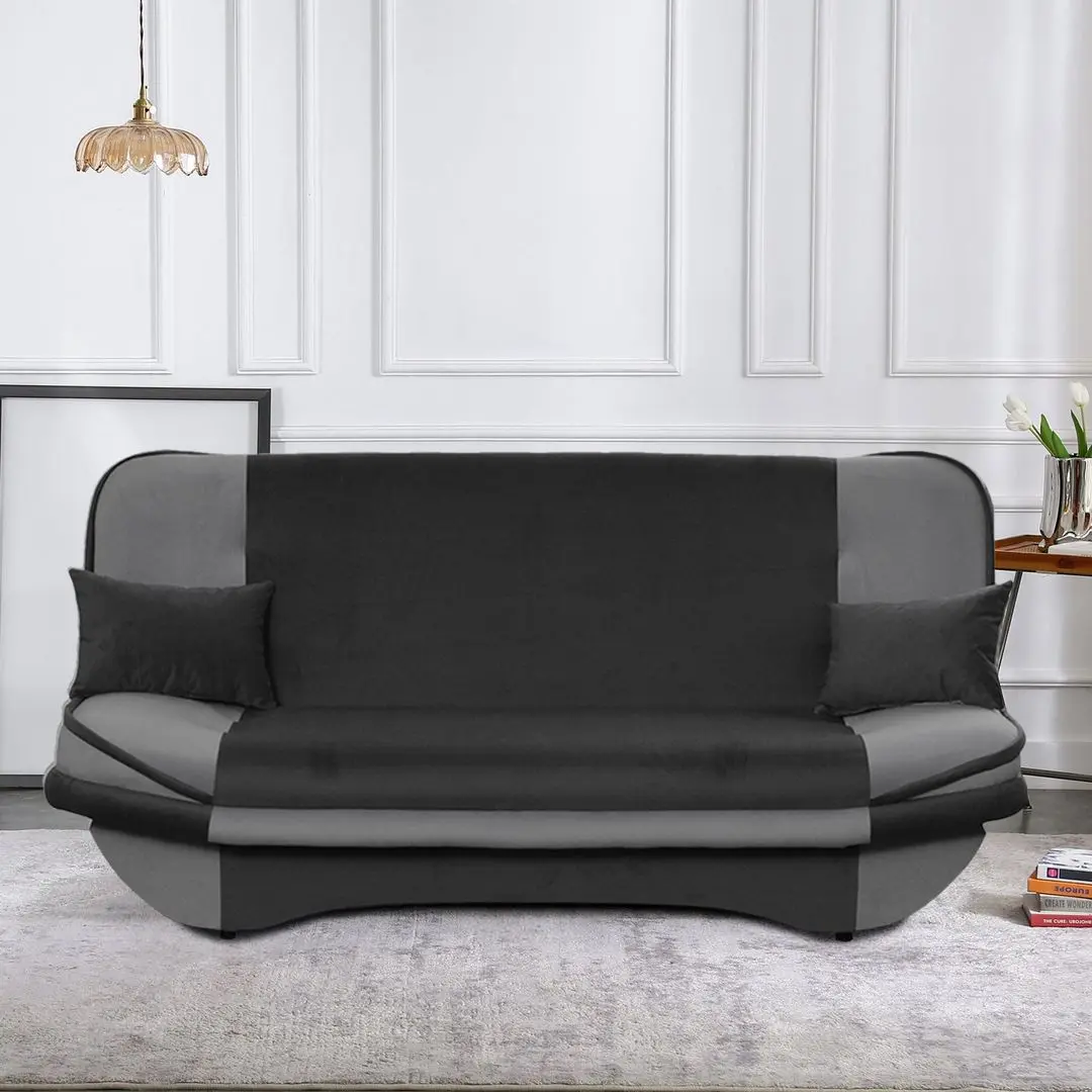 Диван раскладной Tempo Kondela Guru (Light Gray/Dark Gray)