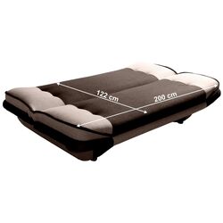 Canapea extensibila Tempo Kondela Guru (Taupe/Brown) Thumb