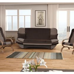 Диван раскладной Tempo Kondela Guru (Taupe/Brown)