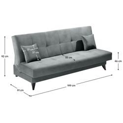 Диван раскладной Tempo Kondela Urgo (Gray) Thumb
