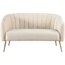 Canapea Tempo Kondela Bagy (Beige/Golden) Thumb