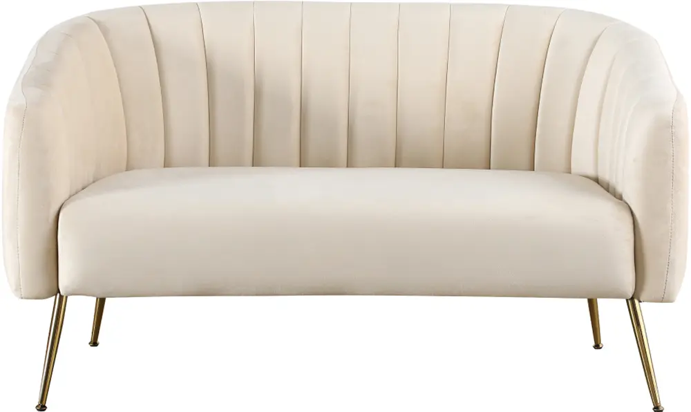 Canapea Tempo Kondela Bagy (Beige/Golden)