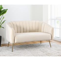 Canapea Tempo Kondela Bagy (Beige/Golden)