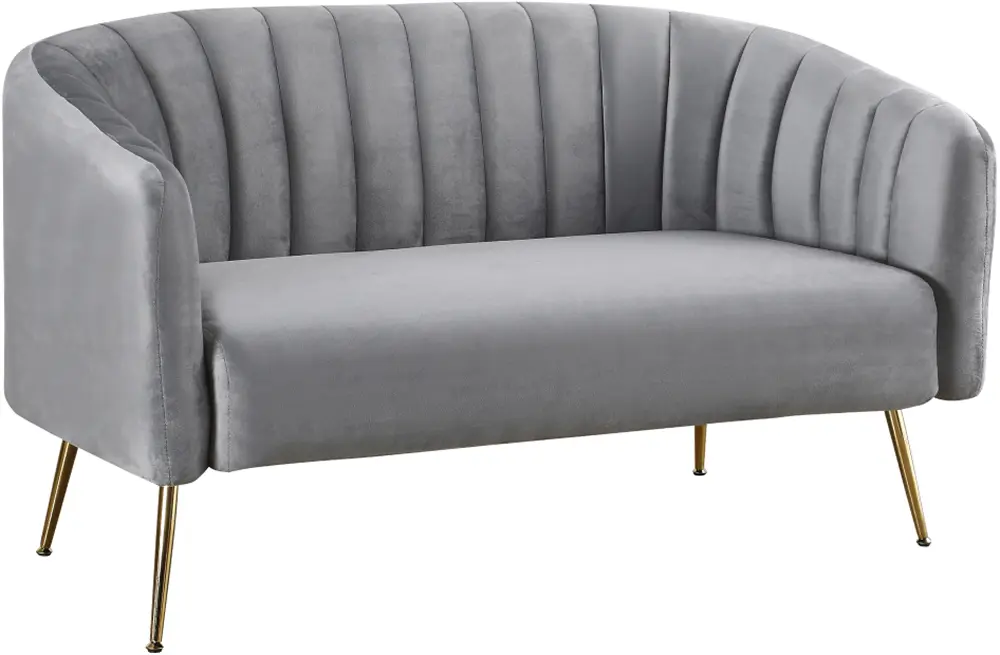 Canapea Tempo Kondela Bagy (Gray/Golden) - 3