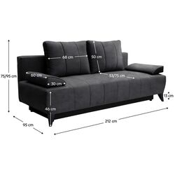 Диван Tempo Kondela Bero (Gray) Thumb