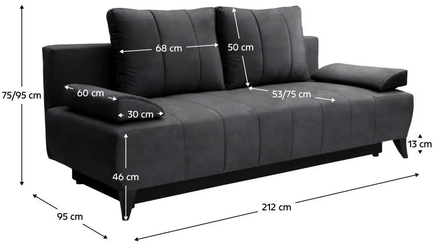 Диван Tempo Kondela Bero (Gray)