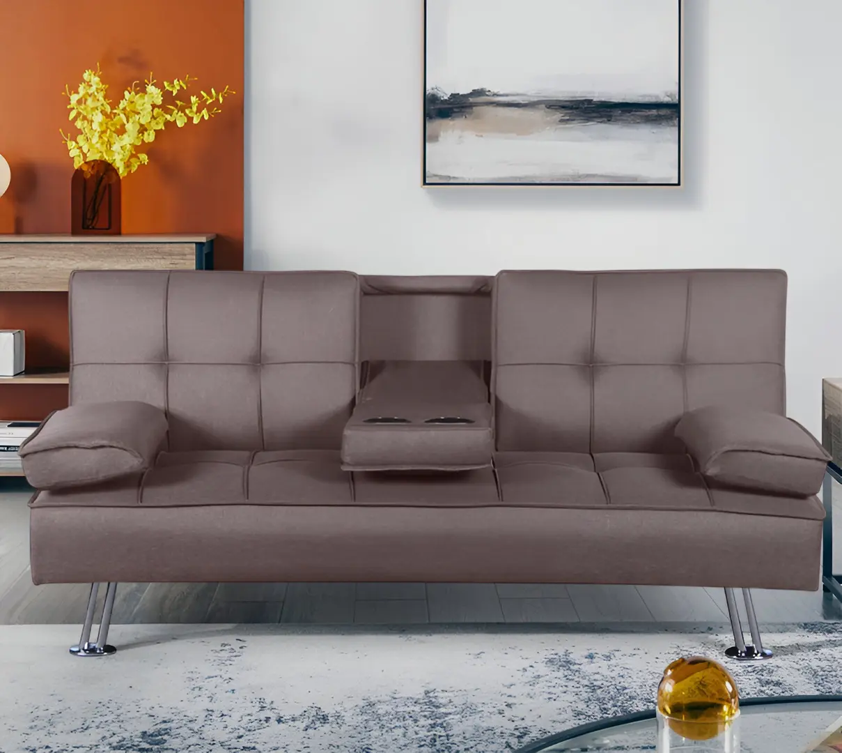 Canapea Tempo Kondela Goldia New (Brown)