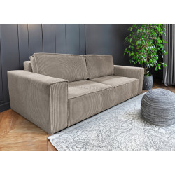 Canapea Tempo Kondela Harpera Big Sofa Poso 3 (Gray Beige)