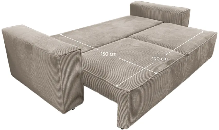 Диван Tempo Kondela Harpera Big Sofa Poso 3 (Gray Beige)