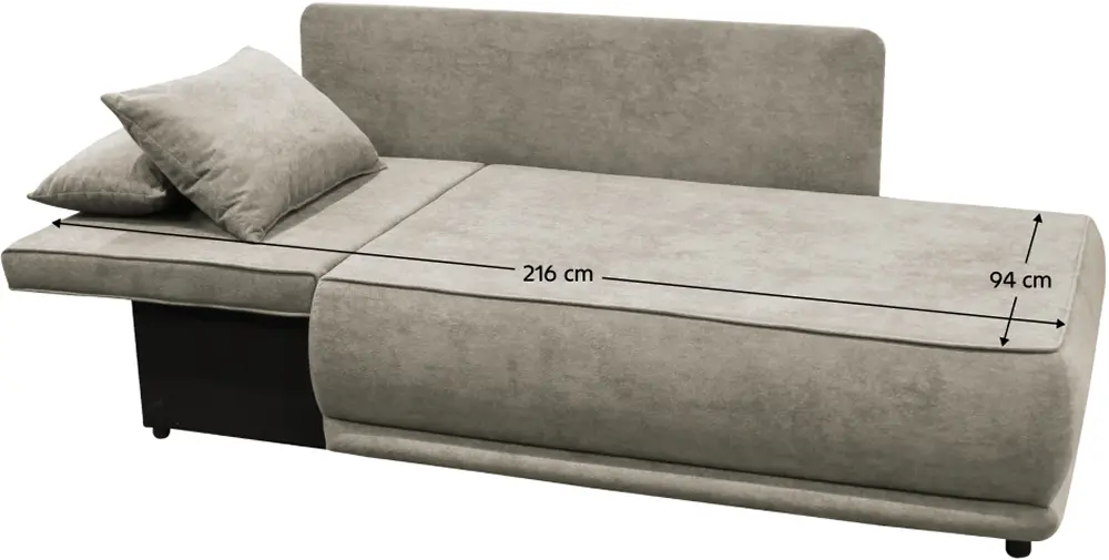 Canapea Tempo Kondela Liami Left Gerra 15 (Beige Gray)