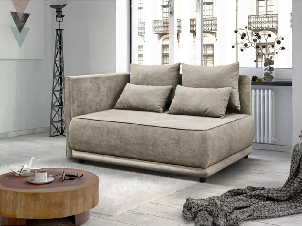 Canapea Tempo Kondela Liami Left Gerra 15 (Beige Gray)