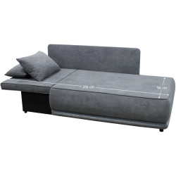 Canapea Tempo Kondela Liami Left (Gray) Thumb