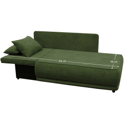 Canapea Tempo Kondela Liami Left (Green) Thumb