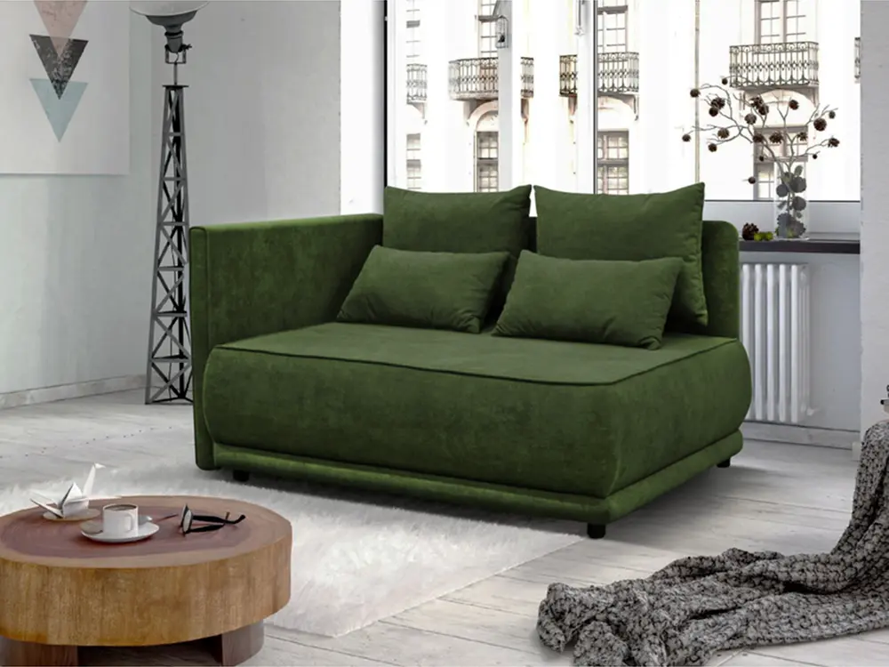 Canapea Tempo Kondela Liami Left (Green)