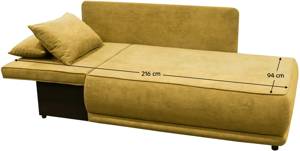 Canapea Tempo Kondela Liami Left (Mustard)