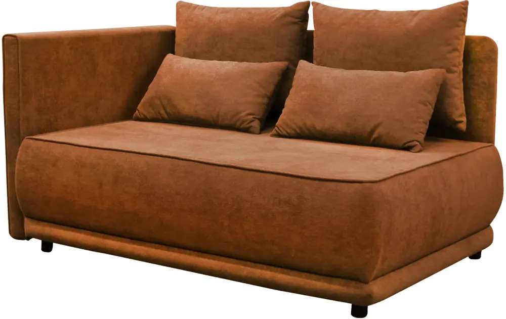 Canapea Tempo Kondela Liami Left (Terracotta)