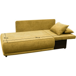 Диван Tempo Kondela Liami Right Gerra 35 (Mustard) Thumb