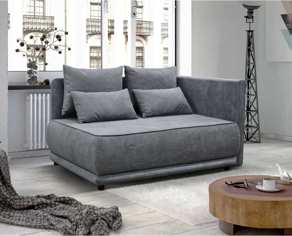 Canapea Tempo Kondela Liami Right (Gray)