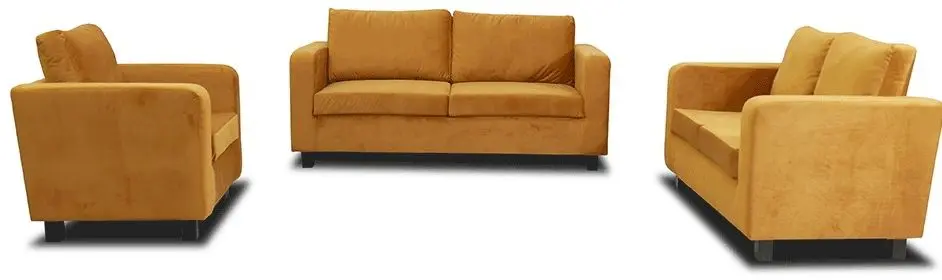 Canapea Tempo Kondela Luana 3-locuri (Mustard)