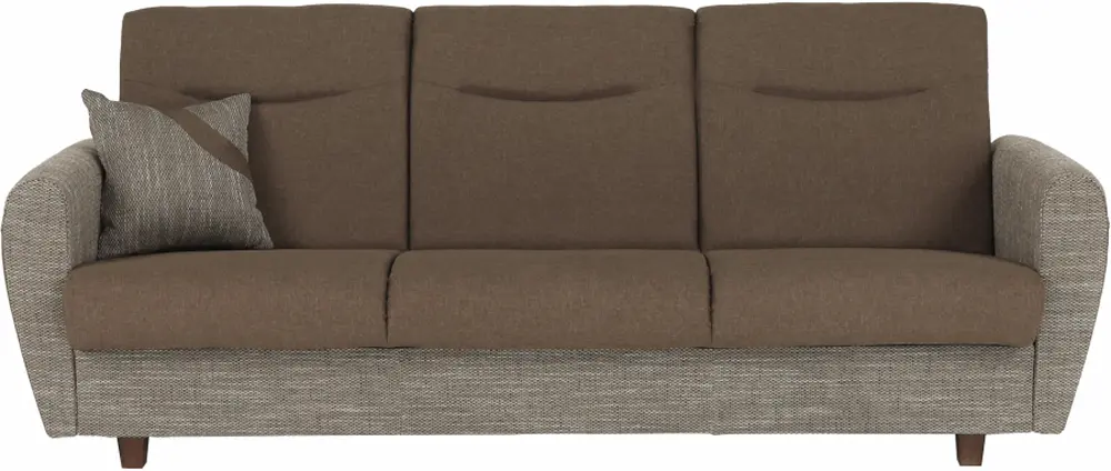 Canapea Tempo Kondela Milo (Brown/Dark Beige)