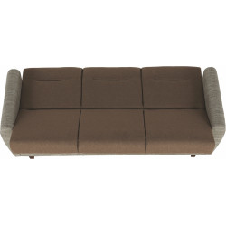 Canapea Tempo Kondela Milo (Brown/Dark Beige) Thumb