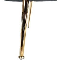 Диван Tempo Kondela Noblin 132x76 (Gray-Light Blue/Golden Chrome) Thumb