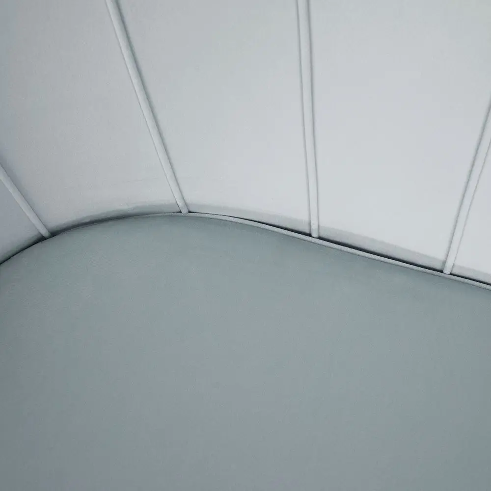 Диван Tempo Kondela Noblin 132x76 (Gray-Light Blue/Golden Chrome)