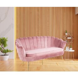 Диван Tempo Kondela Noblin 67x178 (Pink/Golden Chrome)