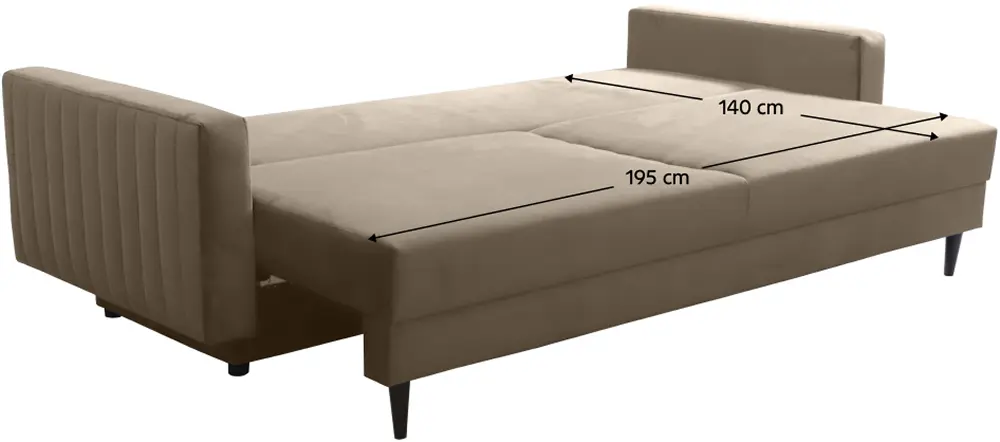 Canapea Tempo Kondela Palem Paros 3 (Gray Beige)