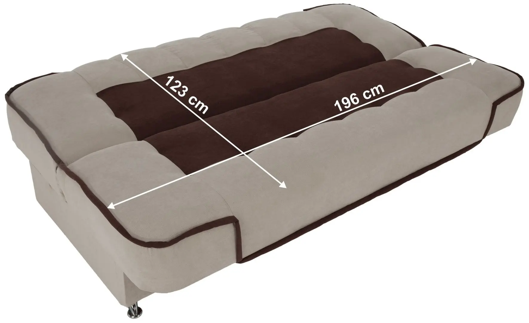 Canapea Tempo Kondela Persi (Beige/Brown)