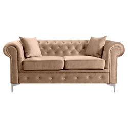 Canapea Tempo Kondela Romano 2-locuri (Light Brown) Thumb