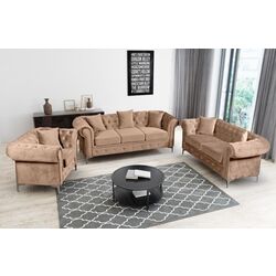 Canapea Tempo Kondela Romano 2-locuri (Light Brown) Thumb