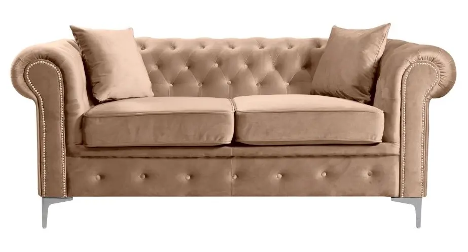 Диван Tempo Kondela Romano 2-местный/раскладной (Light Brown)