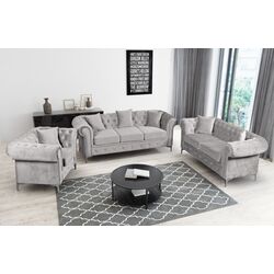 Canapea Tempo Kondela Romano 2-locuri/extensibil (Light Gray) Thumb