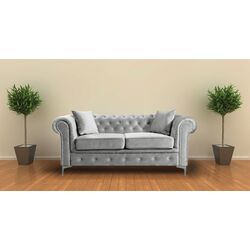 Canapea Tempo Kondela Romano 2-locuri/extensibil (Light Gray)