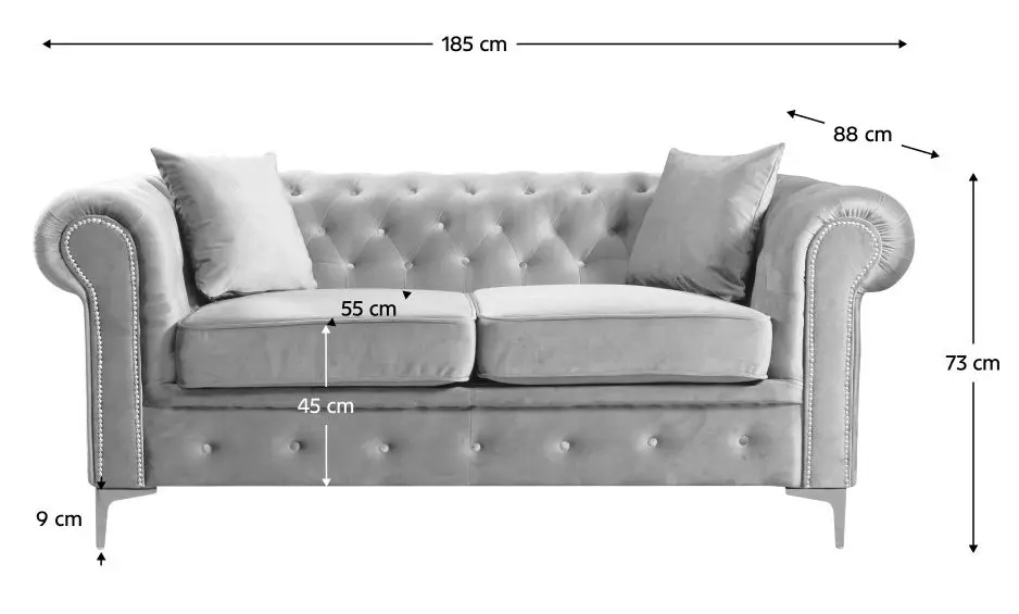 Canapea Tempo Kondela Romano 2-locuri/extensibil (Light Gray)