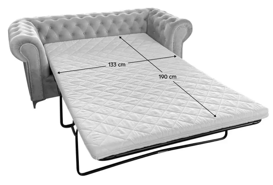 Canapea Tempo Kondela Romano 3-locuri/extensibil (Light Gray) - 2