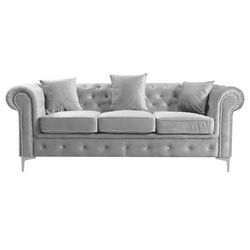 Canapea Tempo Kondela Romano 3-locuri/extensibil (Light Gray) Thumb