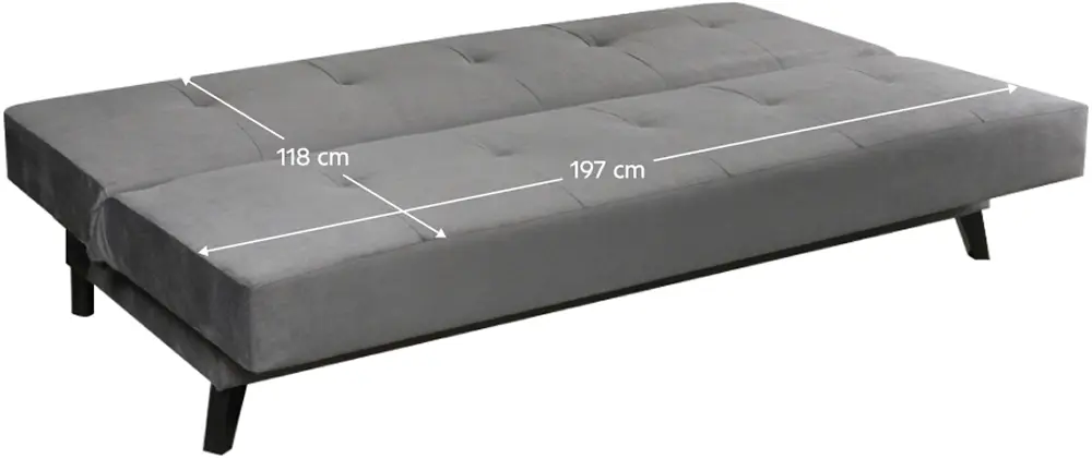 Canapea Tempo Kondela Side (Gray)