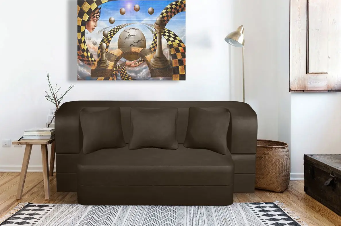 Canapea Tiara Caprice 3 Extra 200x140x40 (Dark Beige)