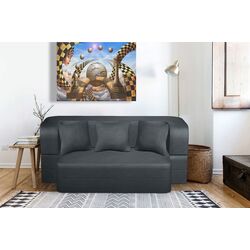 Canapea Tiara Caprice 3 Extra 200x140x40 (Dark Grey)