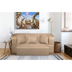 Canapea Tiara Caprice 3 Extra 200x140x40 (Light Beige)