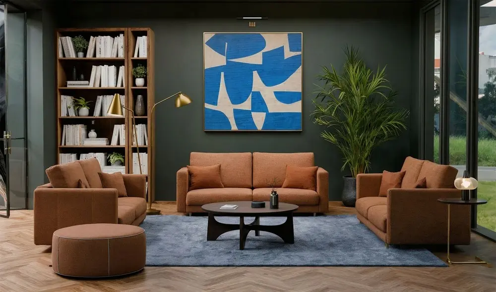 Canapea TopEshop Lina (Terracotta) - 2