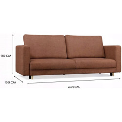 Canapea TopEshop Lina (Terracotta) Thumb