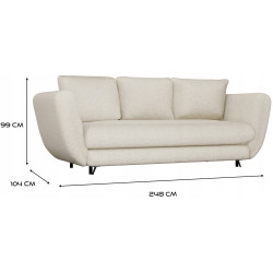 Canapea TopEshop Saris (Beige) Thumb