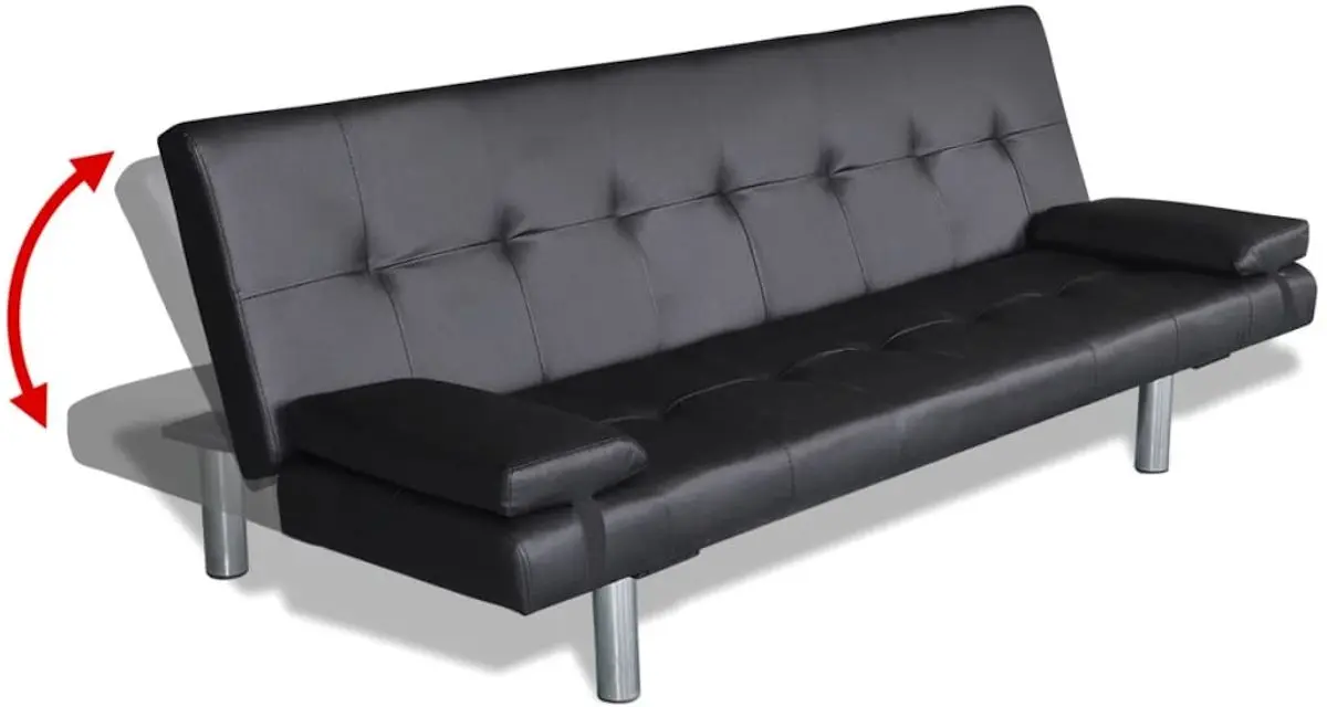 Canapea VidaXL 241722 (Black)