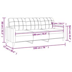 Canapea VidaXL 359099 (Light Grey) Thumb